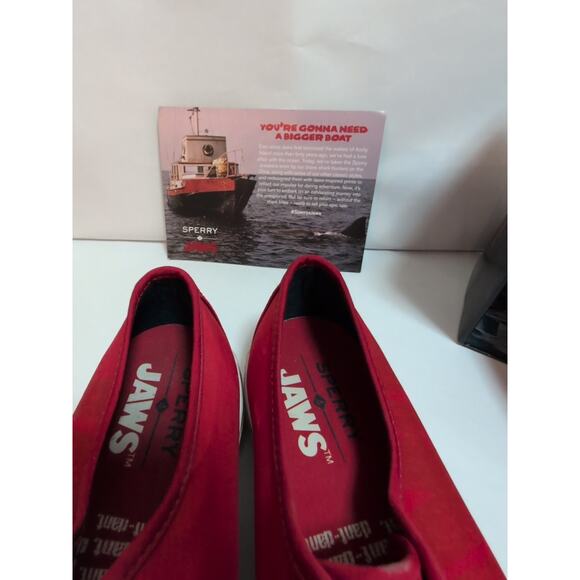 Sperry Jaws Movie 7 Shoes Box Red celebrate 50th anniv!!! - Picture 5 of 16